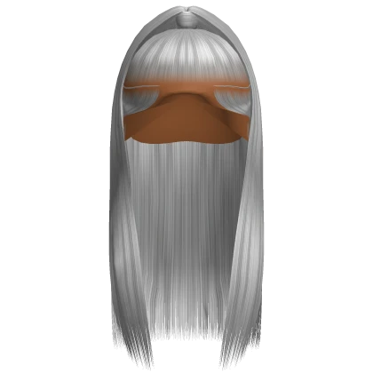 [MxS] Silver Half Up Half Down Buss-Down 