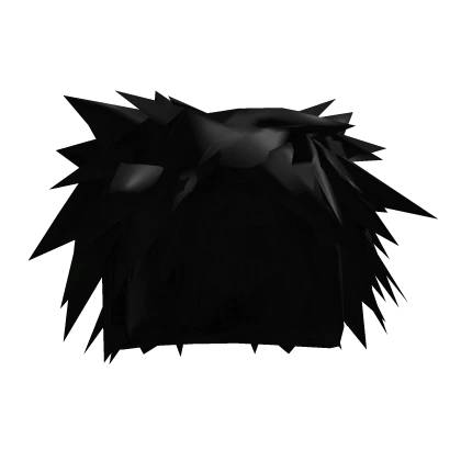 Black Punk Messy Scene Hair