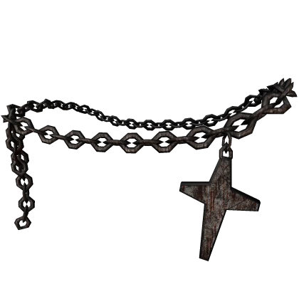 Rusty Chained Cross Belt