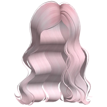 Wavy Kpop Idol It Girl Hair in Pastel Pink
