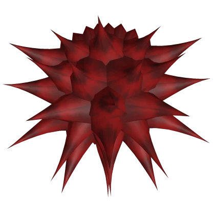 ⸸ Punk Liberty Spike Hair w Bangs, in Bright Red