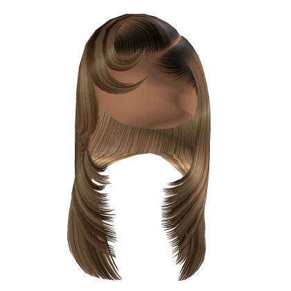 Side Part W/ Curled Bangs [Blonde & Brown]