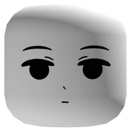 Bored Boy Omori Face - White