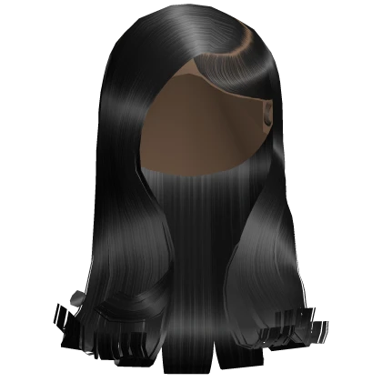 Black Sleek Side Part Lace