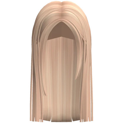 Long Straight Preppy Hair (Blonde)