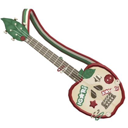  [1.0] Igari Harajuku Kawaii Cute Apple Guitar