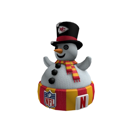 Kansas City Chiefs Snowman Beanie