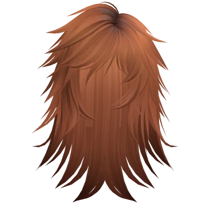 Emo Wispy Straight Hair (Ginger)