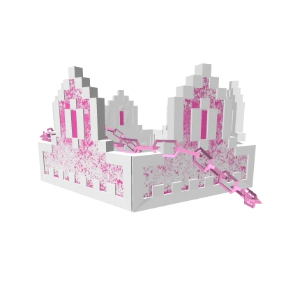 Pink Sakura Gothic Chained 8-Bit Crown [ADD-ON]
