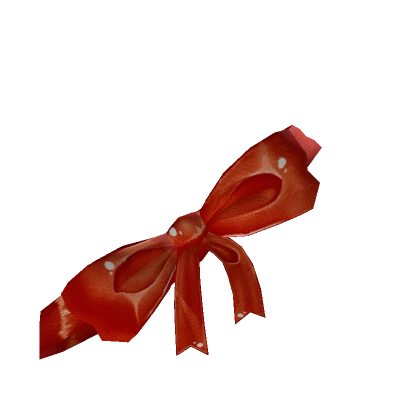 Ribbon Bow Eyepatch Red