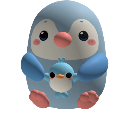 Mother Penguin Shoulder Plush