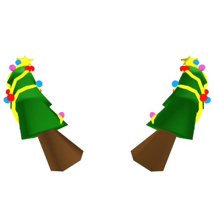 Festive Horns With Christmas Tree