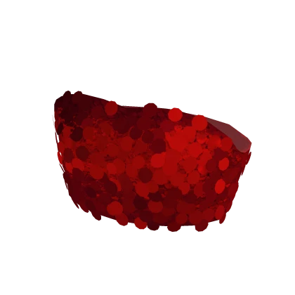 Christmas Party Sequin Glitter Bandeau Top - Red