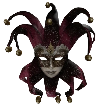 Venetian Royal Jester Masquerade Mask