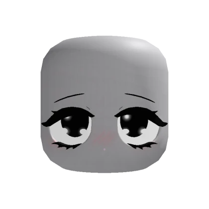 Animated Bored Chibi Face