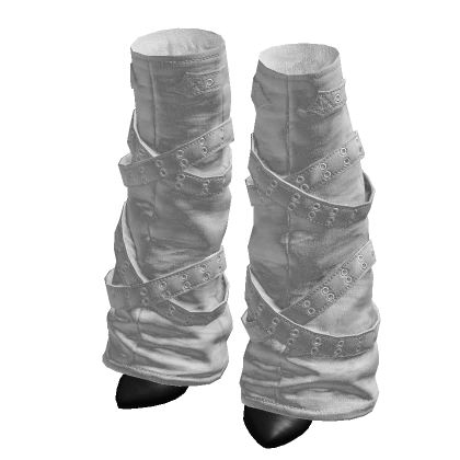 White Leg Warmer & Boot
