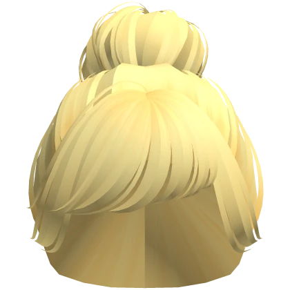 Tinker Fairy Messy Bun in Yellow