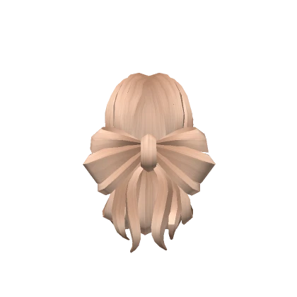 Low Rise Ribbon Bun Blonde