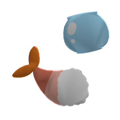 Ragebait Hair clips (Shrimp, and Fish bowl)