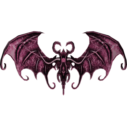 Dark Pink Wings of Temptress