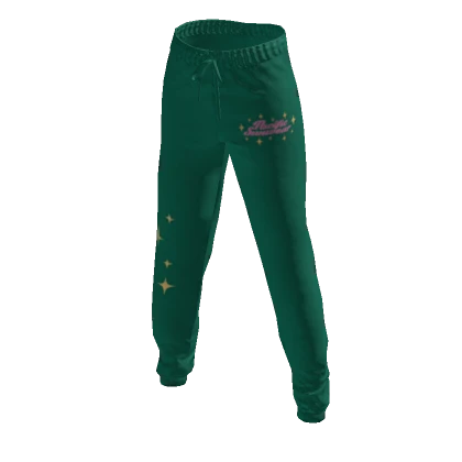 Pacsun Sweatpants - Green Sparkle