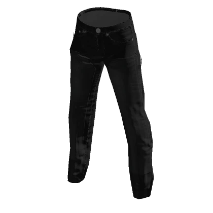 Pacsun Black Wash Baggy Jeans - Dark Pants