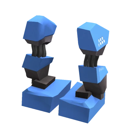 [Moves!] Blue Mech Legs Suit 