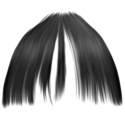 alpha wispy bangs (black)