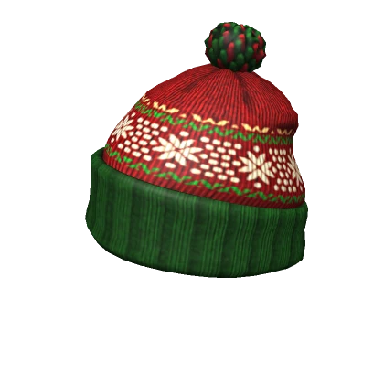 Retro Christmas Knitted Beanie