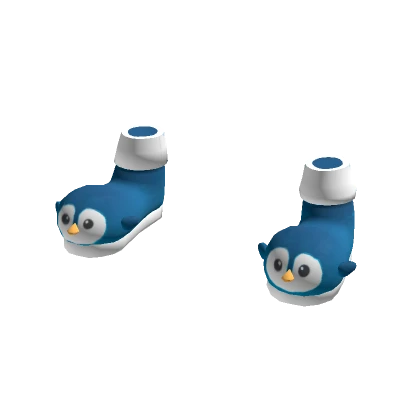 Blue Penguin Slippers Winter boots