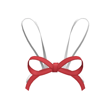 Easter Ribbon Bunny Ears Red