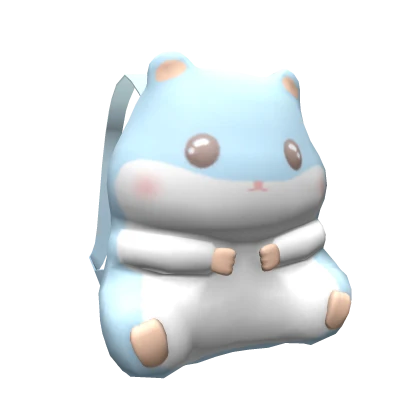Chubby Hamster Backpack Blue 3.0