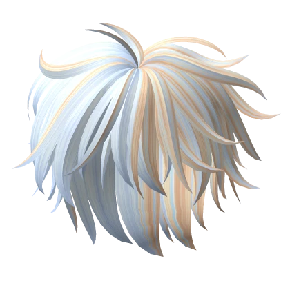 Y2K Fluffy Messy Boy Hair in Blue/Blonde