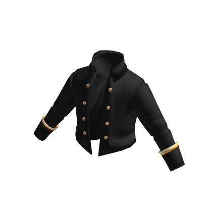 Open Pirate Jacket (Black)