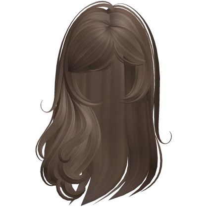 Long Wavy Flowy Hair (Brown)