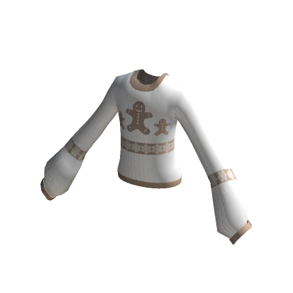 White Oversized Christmas Sweater