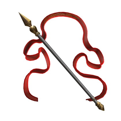 Nezha red ribbon spear
