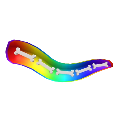 Rainbow Jelly Skeleton Ghost Tail