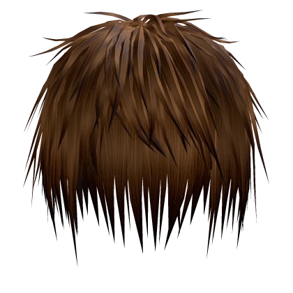 Brown Wispy Scene Messy Emo Hair