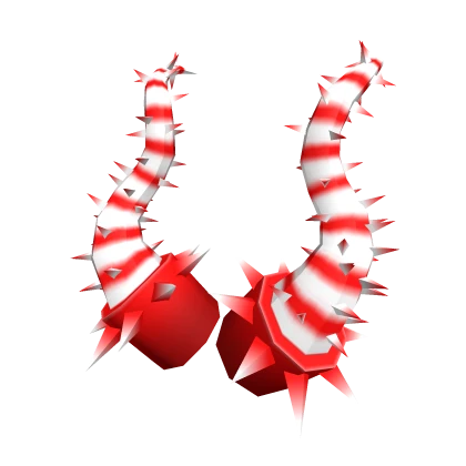 Christmas Candy Cane Horns