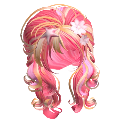 Gyaruギャル drag summer hairdo [floral]