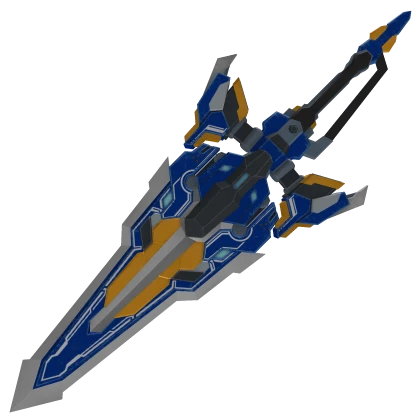 (PBR) Mecha Greatsword DIVIDER - Blue