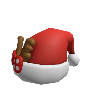  Santa Christmas Hat with Antlers