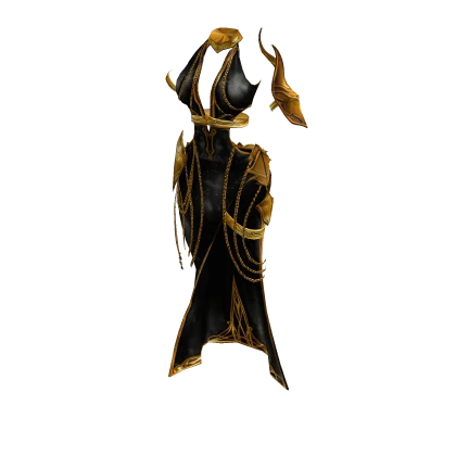 ✨Moonlight Goddess Empress Dress-Black Metallic