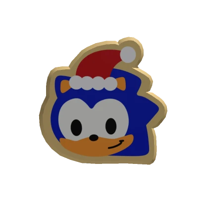 Sonic Santa Cookie