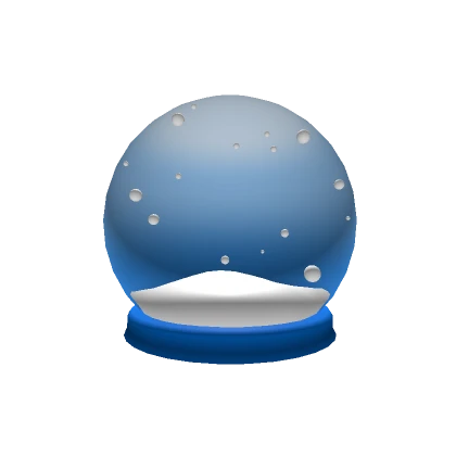 Blue Snowglobe Head