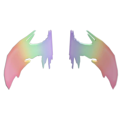Cartoony Glowing Pastel Wings