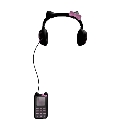 Y2k star kitty kawaii christmas phone headphones