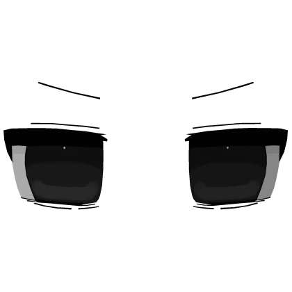 Innocent soulless annoyed Anime eyes