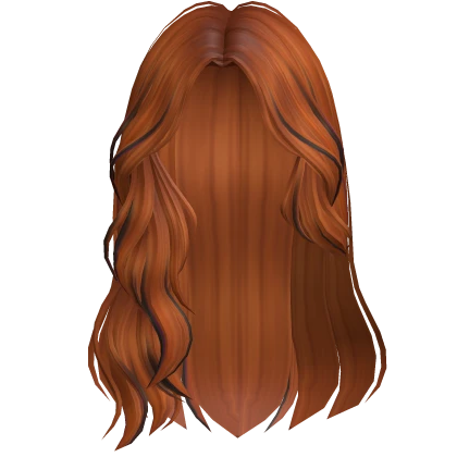 Spooky Wavy Hair w/ Halloween Streaks (Ginger)